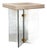 Travertine Leon Rosen Pace Style Bistro Hall Game Center Table Postmodern For Sale