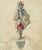 Late 18th Century Schwan, Knight of the Order of St. George in Bavaria, 1791, Hand-Colored Engraving For Sale - Image 5 of 6