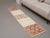 Islamic 1970s Vintage Handmade Wool Cotton White Runner Rug For Sale - Image 3 of 11