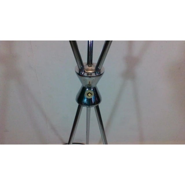 Mid-Century Chromed Model 101 Floor Lamp from Lidokov, 1960s For Sale - Image 4 of 11