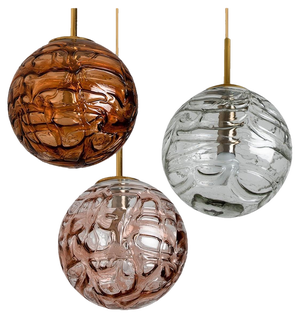 Murano Glass Pendant Light from Doria Leuchten, 1960