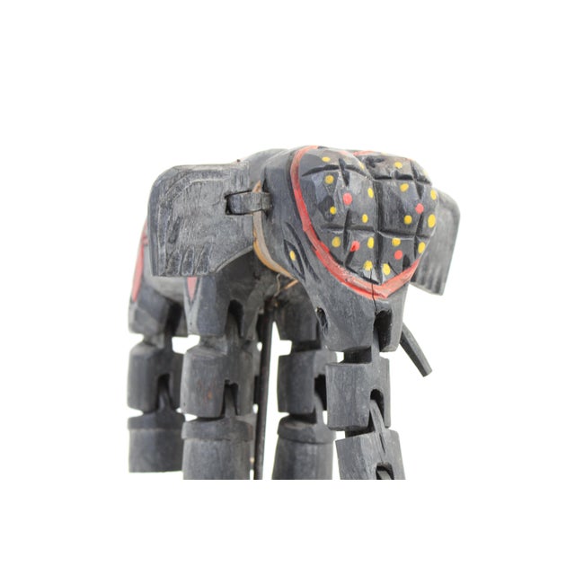 1960s Majestic Elephant Puppet Style in Blue For Sale - Image 5 of 11