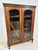 Victorian Adjustable Shelf Mahogany Bookcase with Glass Double Doors, 1850 For Sale - Image 15 of 15