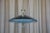 Mid-Century Modern Brass and Textured Glass Pendant Light For Sale - Image 3 of 9