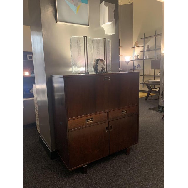 Wood Bar Cabinet in Rosewood with Metal Details from Stildomus, Italy, 1960s For Sale - Image 7 of 13