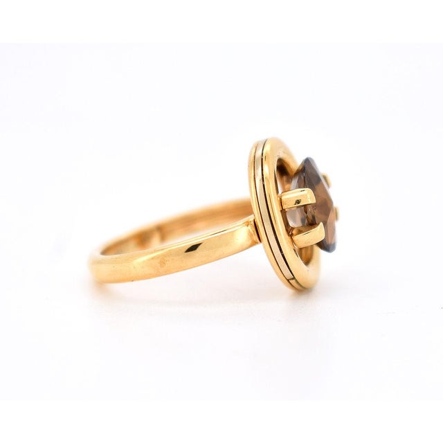 Contemporary Poiray - Ma Préférence - Ring in 18-Carat Gold With 7 Interchangeable Stones, Size 8.5 For Sale - Image 3 of 10