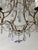 French Rare Lavender Purple Crystal Prisms Murano Beaded Chandelier Lilac 1930 For Sale - Image 6 of 9
