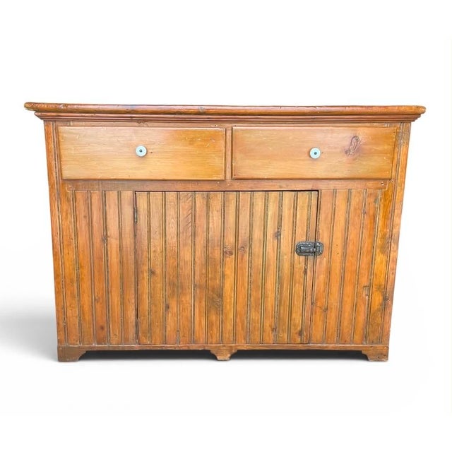 Antique Bead Board Dry Sink For Sale - Image 12 of 12