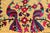 Antique Uzbekistan Suzani Runner With Colorful Peacock and Botanical Design For Sale - Image 9 of 14
