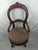 Antique Victorian Carved Wood Side Chair With Portrait Medallion & Figured Wood For Sale - Image 16 of 17