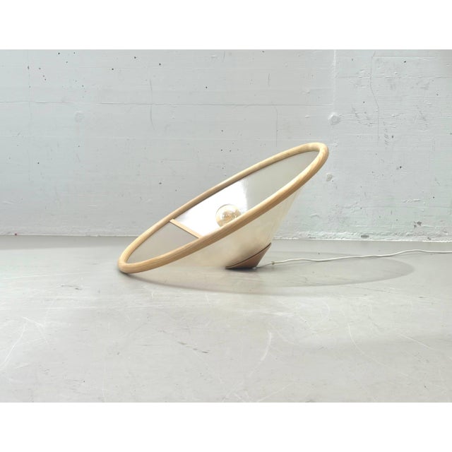 Ceiling Light in Fiberglass and Wood by Giovanni Offredi for MC Selvini, Italy, 1970s For Sale - Image 9 of 18