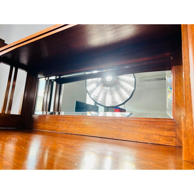 Antique German Art Nouveau Credenza with Mirror from Nic. Eckel Kaiserslautern, Germany, 1890s For Sale - Image 11 of 18