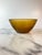 Mid-Century Modern Vintage Arcopal France “Volcan” Frosted Amber Opaline Art Glass Bowl For Sale - Image 3 of 12
