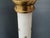 Vintage French Table Lamp in Glass and Gilded Brass, 1950s For Sale - Image 4 of 6