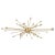 Satin Finish Brass Sputnik Chandelier by Marcelo Bessa For Sale - Image 10 of 10