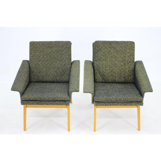 Set of Armchairs, Czechoslovakia, 1960s For Sale - Image 4 of 17