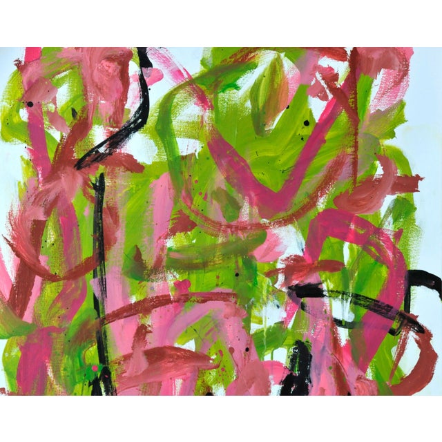 "Noodle Pond" Original Abstract Painting by Robbie Kemper For Sale - Image 4 of 6