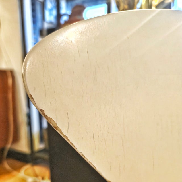 Set of Four White Lacquer Stacking Chairs by Norman Cherner For Sale - Image 10 of 12