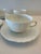 Ceramic 1900s Richard Ginory Italy Oversized White Tea Cup and Saucer - Set for Four(4) For Sale - Image 7 of 17