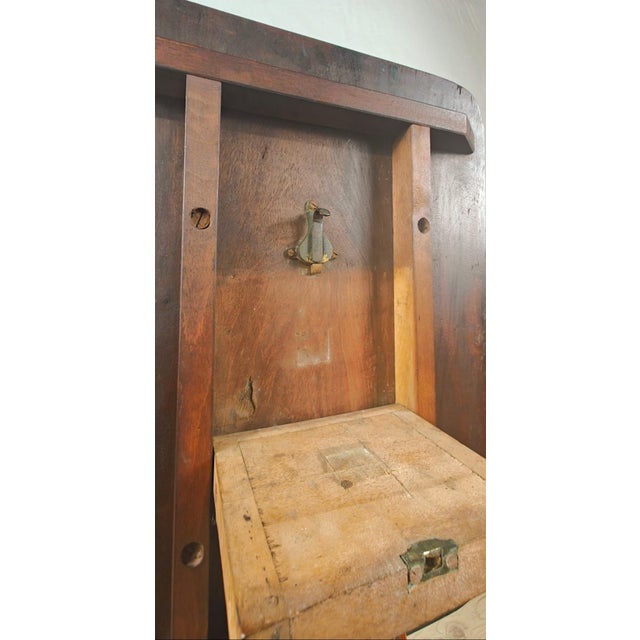 Wood Victorian Tilt Top Table Tripod Rectangular Mahogany, 1890 For Sale - Image 7 of 13