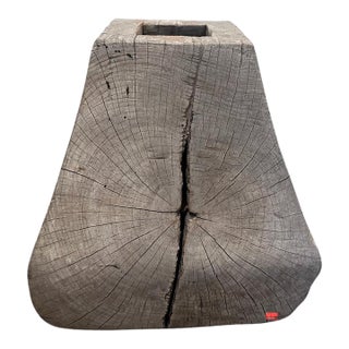 Sculptural Antique Column Base For Sale