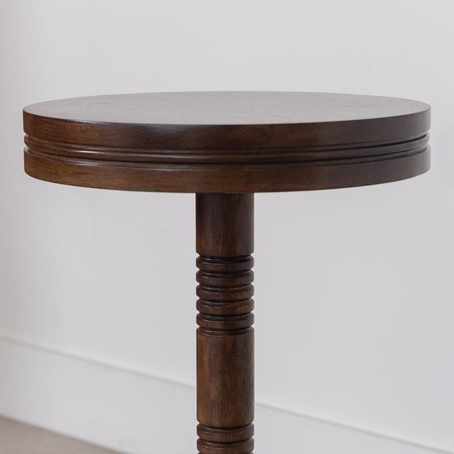 Panoplie Drink Table, Dark Oak For Sale In Los Angeles - Image 6 of 11