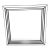 Deknudt Square Stepped Beveled Wall Mirror, Vintage For Sale