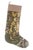 Mauve Vintage Kilim Christmas Stocking With Mauve Fabric Cuff, Olive Leaf Wool, 12.6 X 18.5 in – One of a Kind Decor For Sale - Image 8 of 9