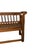 19th Century Walnut Bench with Worked Backrest and Armrests For Sale - Image 3 of 6