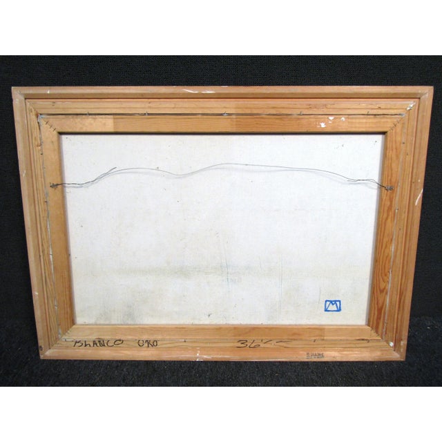 Late 20th Century Colorful Contemporary Painting For Sale - Image 5 of 6