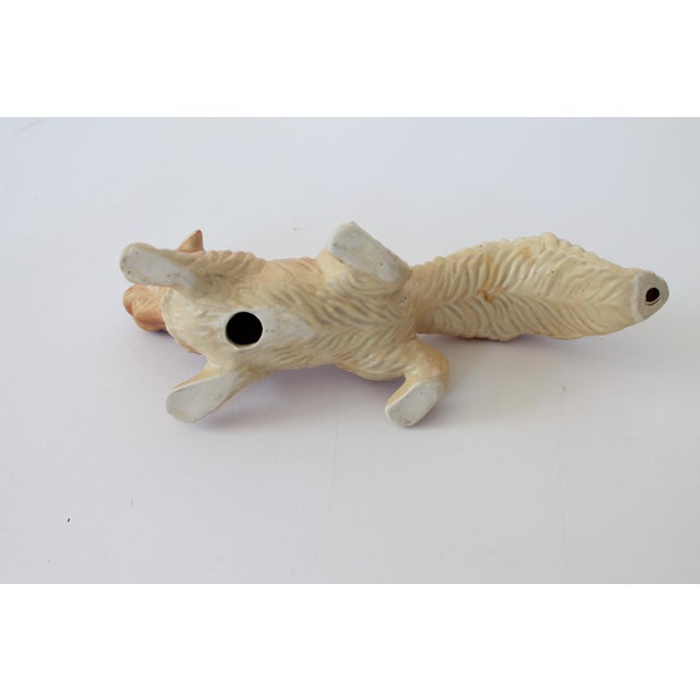 Brown Vintage Ceramic Squirrel Wall Climbers - A Pair For Sale - Image 8 of 8