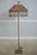 Age: C.1930s Details: Vibrant Painted Finish Metal Top High Quality Construction Intricate Beaded Silk Shade w. Pheasant...