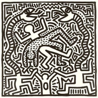 Keith Haring 1982 Vinyl Cover Art For Sale