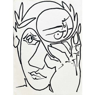 Francoise Gilot Tout Dire 9 Lithograph Petrification D’un Poete For Sale