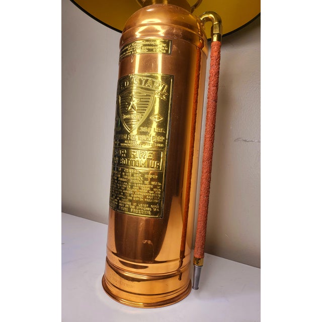 Antique Fire Extinguisher Lamp With Shade Chairish