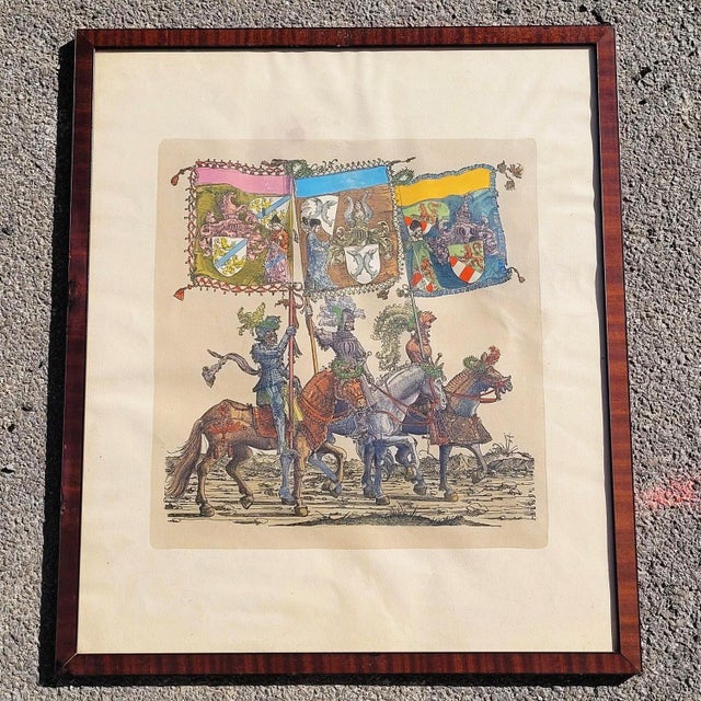 20th Century Triumph of Maximilian Colored Engravings, 1890s, Set of 4 For Sale - Image 3 of 18