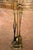 Mid-Century French Brass and Iron Five-Piece Fireplace Tool Set For Sale In Dallas - Image 6 of 9