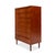 A refined example of Danish Mid-Century Modern design, this 1960s teak tallboy dresser beautifully balances form,...