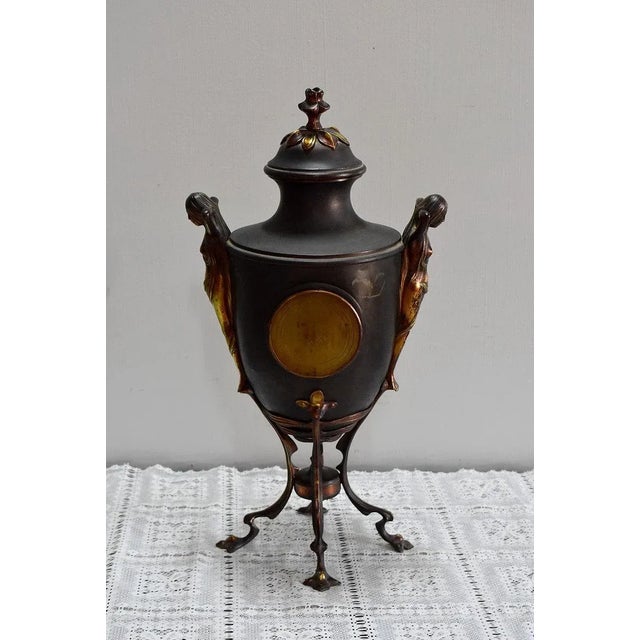 Art Nouveau Vase with Pendulum For Sale - Image 10 of 12