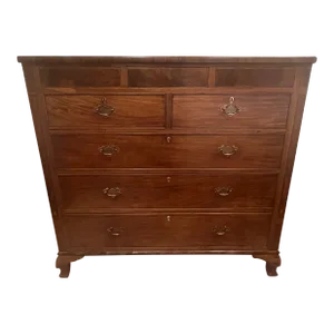 Antique Mahogany English Chest