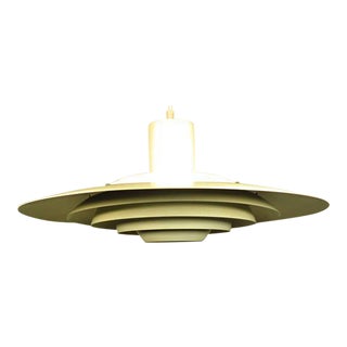 Vintage Mid-Century Modern Space Ship Hanging Light Fixture For Sale