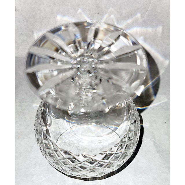 1970s Crystal Brandy Snifter Glasses, Set of 5 For Sale In West Palm - Image 6 of 9
