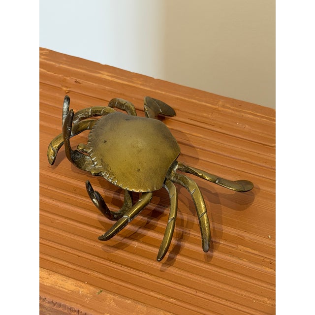 Mid-Century Bronze Crab Sculpture With Hinged Top, Brazil 1960s For Sale - Image 9 of 15