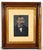 American Folk Art Hand Painted Tintype Gentleman Portrait in Walnut Frame For Sale - Image 11 of 13