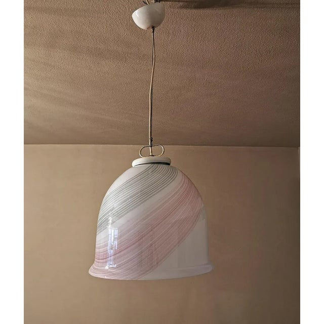 Murano Colored Glass Pendant Lamp, Italy, 1970s For Sale - Image 13 of 13