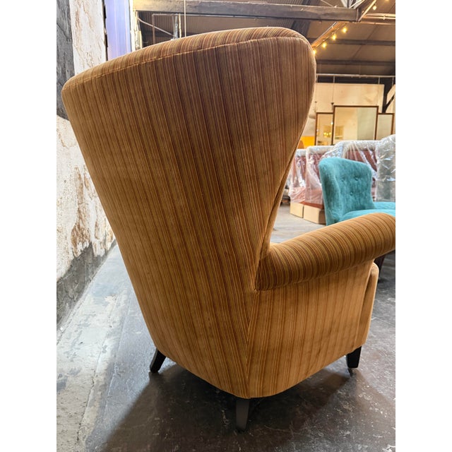 1940s Vintage Swedish Art Moderne Lounge Wing Chair C 1940 - Fully Restored For Sale - Image 5 of 10