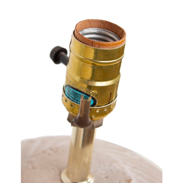 Ceramic 1980s Sand Swirl Ceramic Table Lamps For Sale - Image 7 of 10