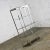 Gorgeous mid-century modern etagere comprised of a bow shape chrome frame and 5 bowed smoked glass shelves. Done in the...