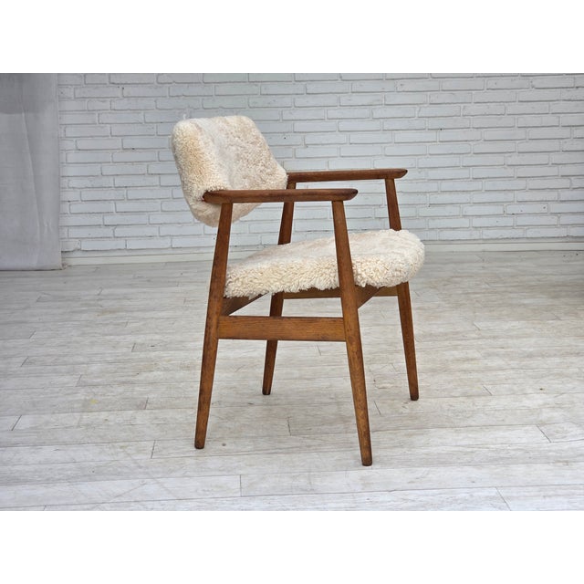 Danish Sheepskin Model 43 Armchair from Erik Kirkegaard, 1960s For Sale - Image 12 of 12