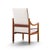 Wood Kofod Larsen for Selig Megiddo Queen of Sheba Mid Century African Wenge Wood and Brass Chair For Sale - Image 7 of 9